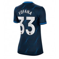 Koszulka piłkarska Chelsea Wesley Fofana #33 Strój wyjazdowy dla kobiety 2023-24 tanio Krótki Rękaw